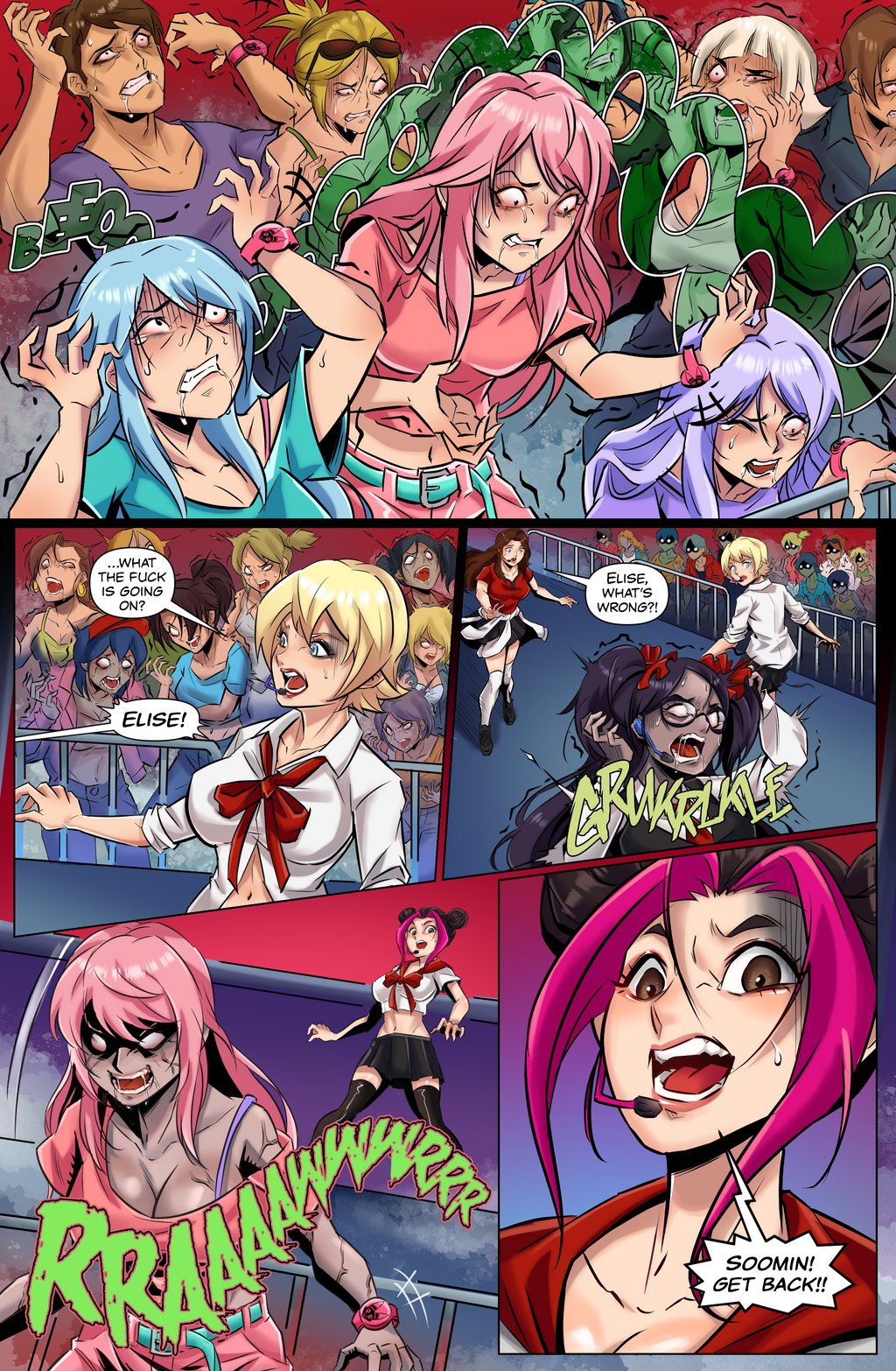 K-Pop Zombie Cruise Ship #1 - COVER A (Heart)