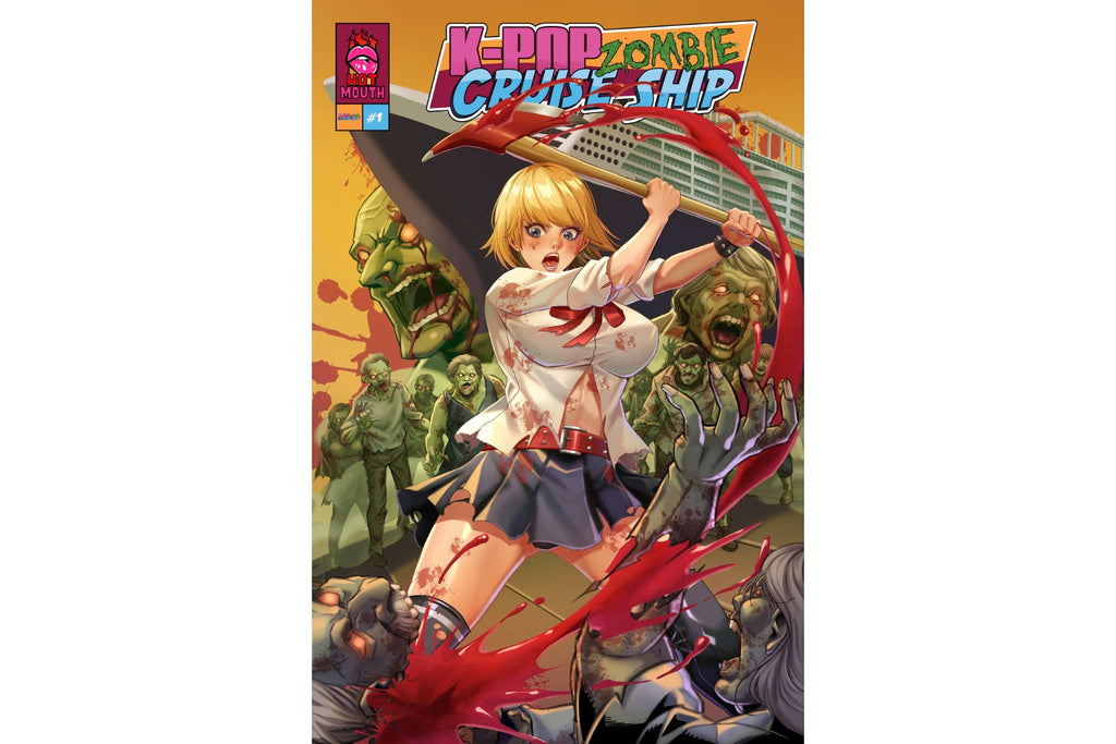 K-Pop Zombie Cruise Ship #1 - COVER A (Heart)