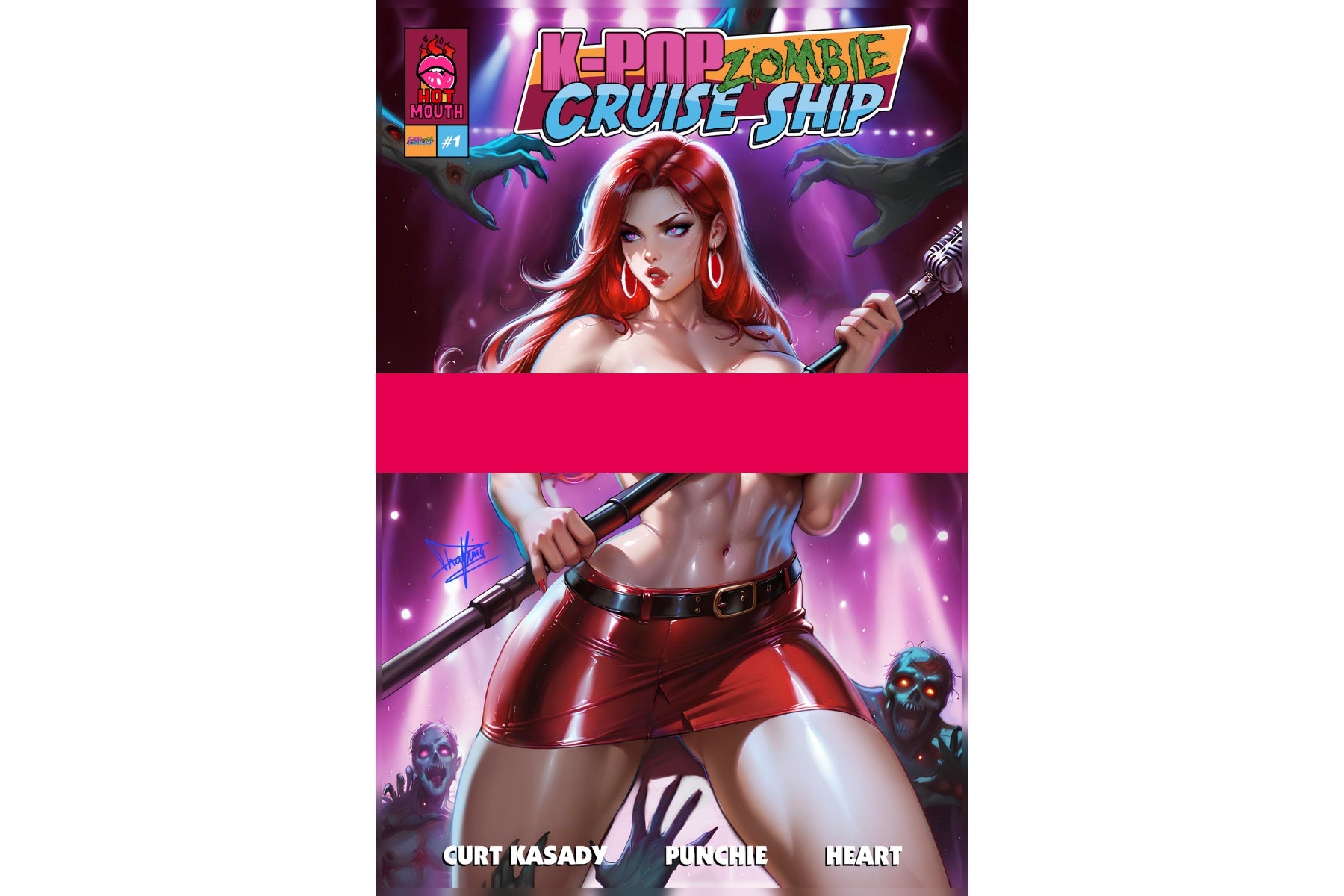 K-Pop Zombie Cruise Ship #1 - COVER D (Dhaxina)